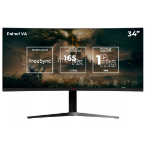 Monitor Gamer Pichau Nexus 165hz, 34"- curvo