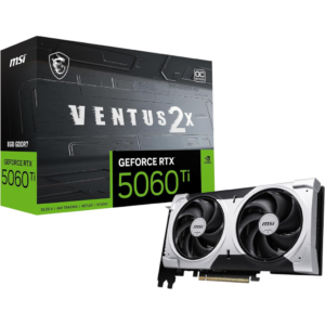 Placa de Vídeo MSI RTX 5060 Ti Ventus 2X OC, 8GB
