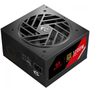 Fonte 1200w 80 Plus Gold Redragon Master Rgms, Atx 3.1, Full-modular, Black