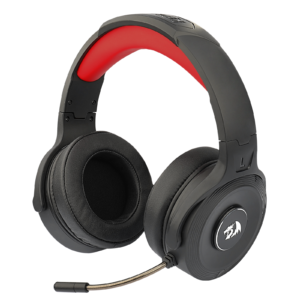 Headset Gamer Redragon Pelops Pro, Wireless, 3.5mm, Surround 7.1 Virtual, Preto