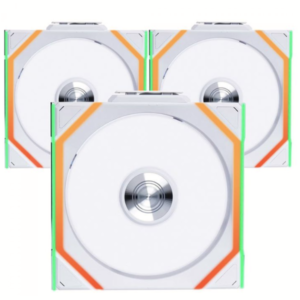 Kit Ventoinhas Lian Li Uni Fan SL Wireless, ARGB, 3x120mm, Branco, 12SL1W3W