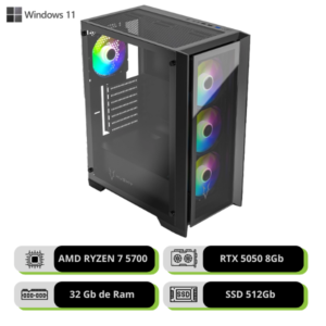 PC Gamer RTX 5050 + Amd Ryzen 7 5700
