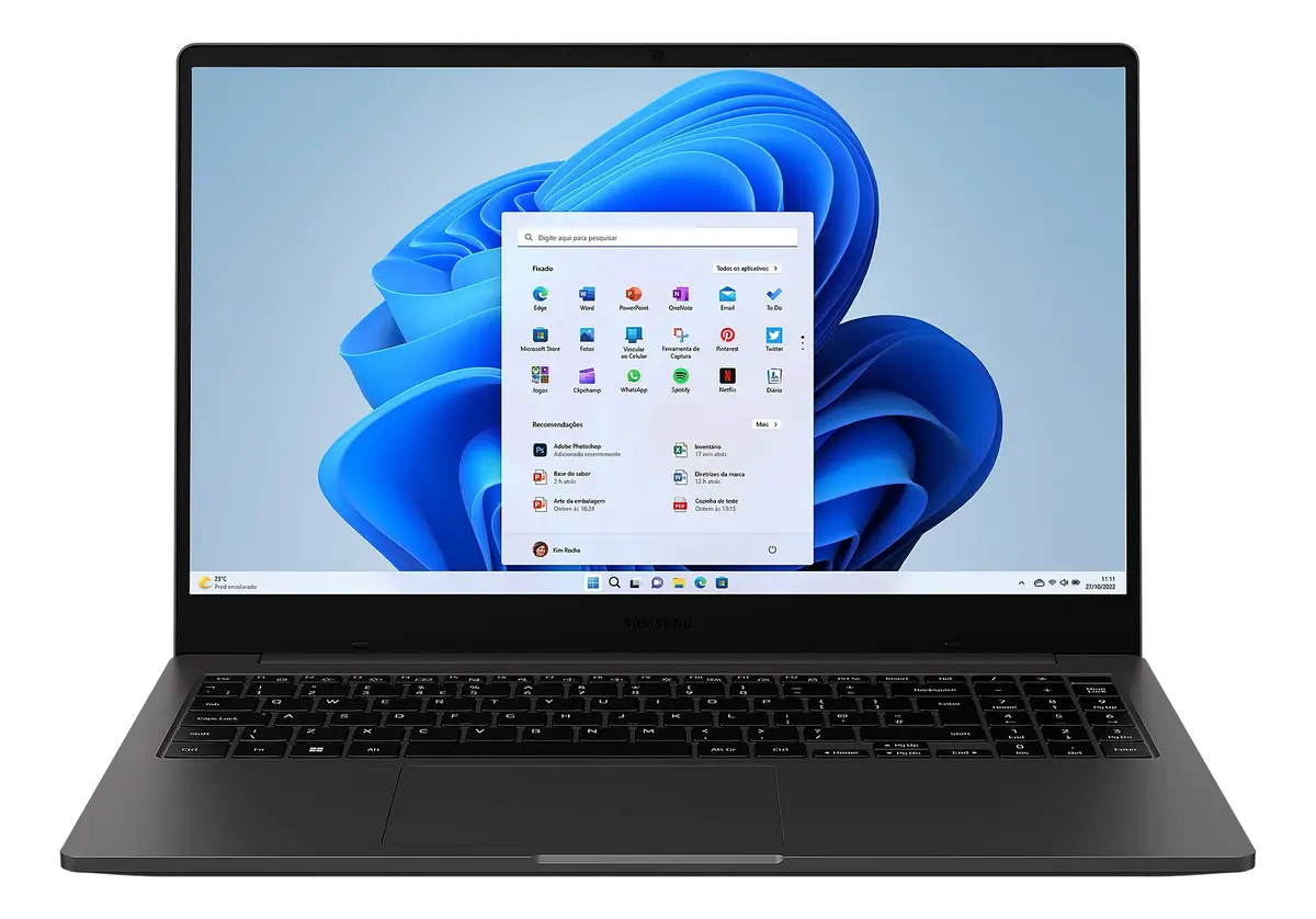Notebook Samsung Galaxy Book2 Intel Core i3 12ª Geração 8GB 256GB SSD - Imagem 3