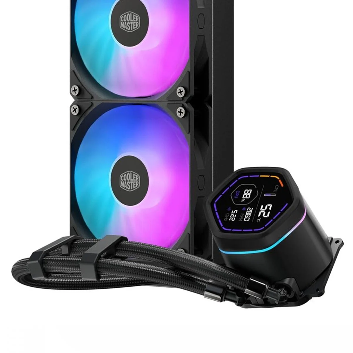 Water Cooler Cooler Master MasterLiquid Core NEX Digital ARGB 360mm - Imagem 2