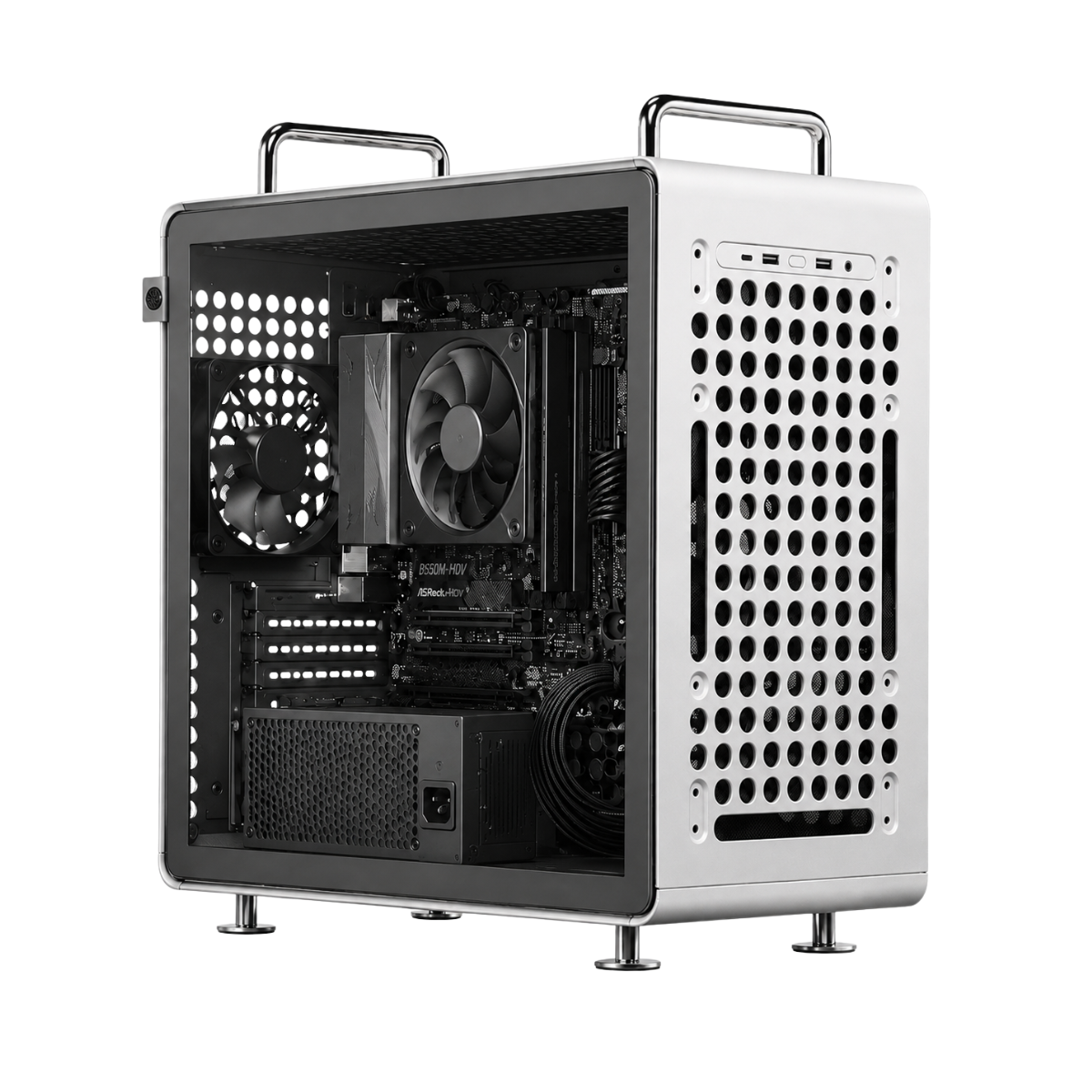 Estação de IA Ryzen 7 5700G 16GB RAM SSD NVMe 1TB | Workstation