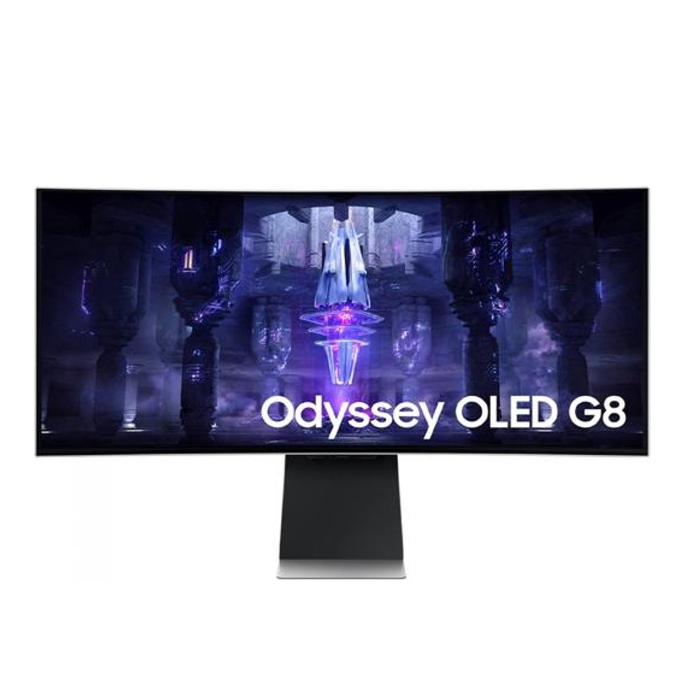 Samsung Odyssey OLED G8 LS34BG850SLXZD — vista frontal