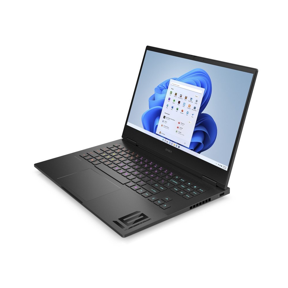 Notebook Gamer HP OMEN 16-xd0014np Ryzen 7 7840HS 16GB 512GB SSD RTX 4050 16,1 FHD 144Hz SN-SNF — vista em ângulo direito