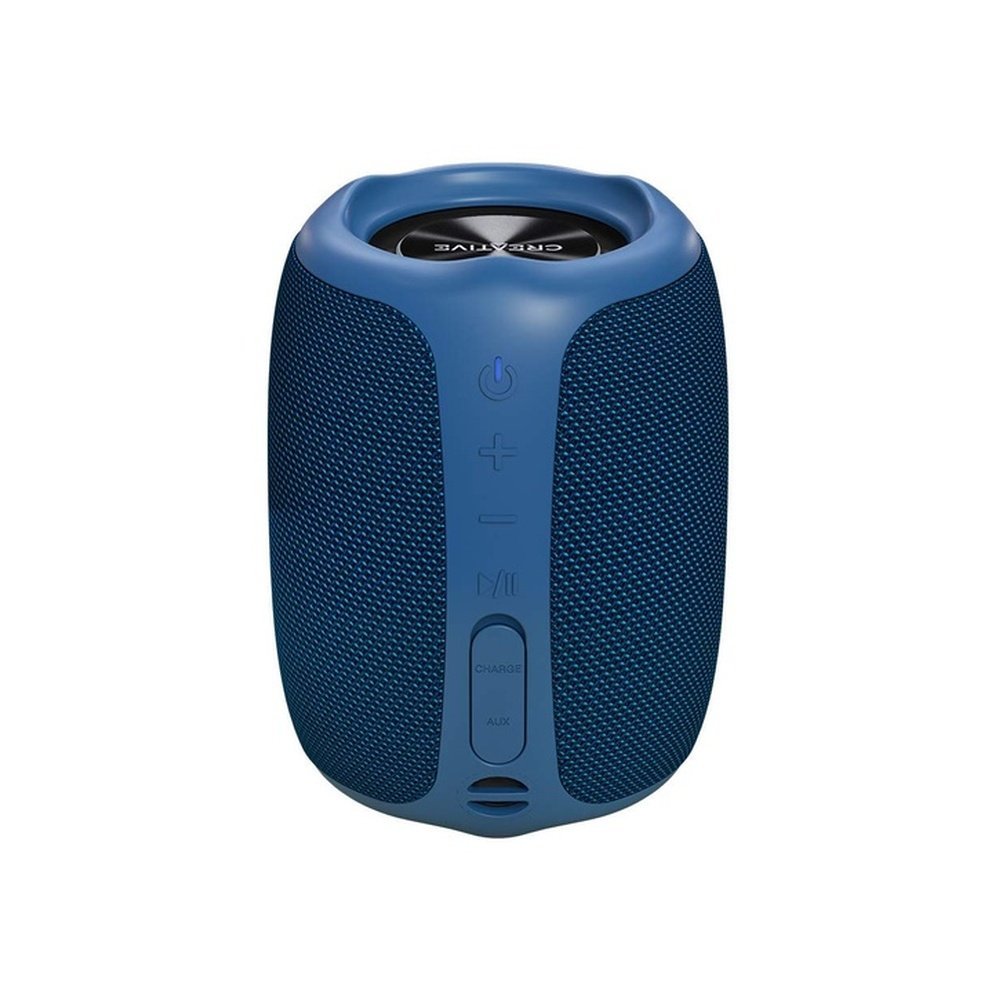 Caixa de Som Portátil Creative MUVO Play, Bluetooth 5.0, IPX7, Azul — vista frontal