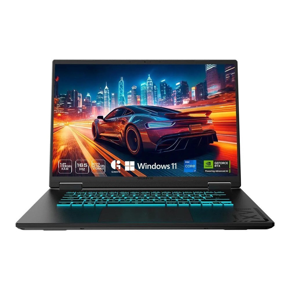 Notebook Gamer Gigabyte Gaming A16 CTHI3US894SH Intel Core i7-13620H, 16GB DDR5, SSD 1TB, RTX 5050 8GB, 16″ 165Hz — imagem 1