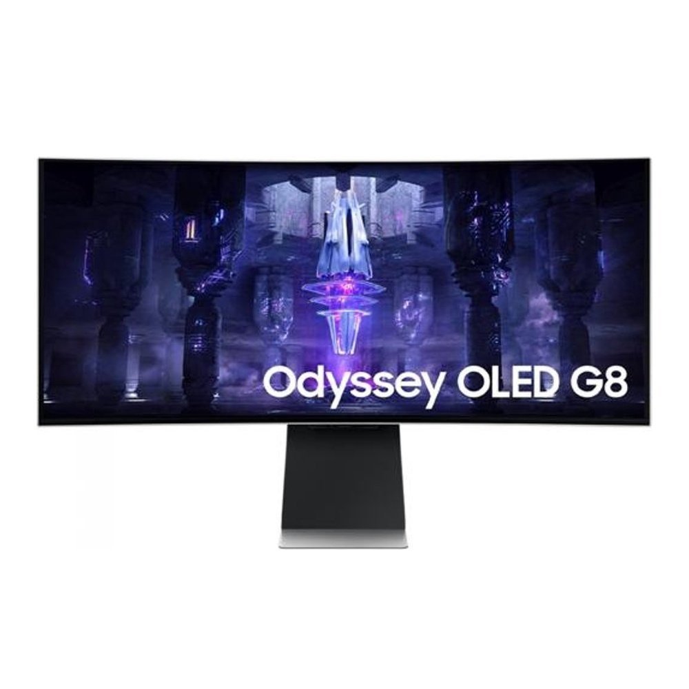 Monitor Gamer Samsung Odyssey OLED G8 34″, Ultra WQHD, 175Hz, Curvo — imagem de capa alinhada