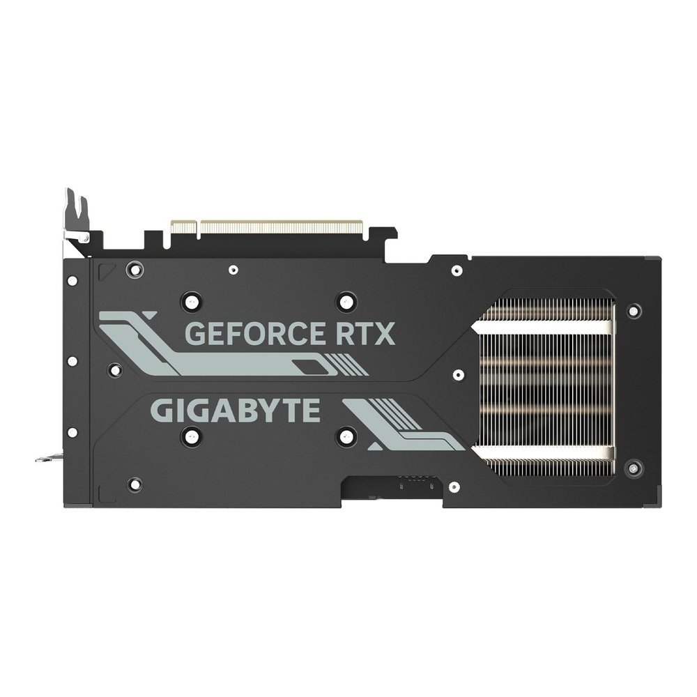 Placa de Vídeo Gigabyte GeForce RTX 4070 SUPER WINDFORCE OC 12G, 12GB GDDR6X — vista traseira
