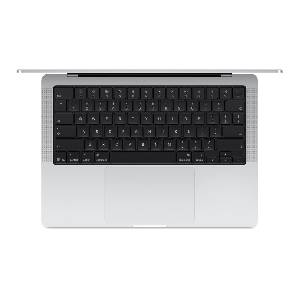 Apple MacBook Pro 14″ M5 Pro, CPU 15 núcleos, GPU 16 núcleos, 24GB, SSD 1TB, Prateado — teclado e trackpad