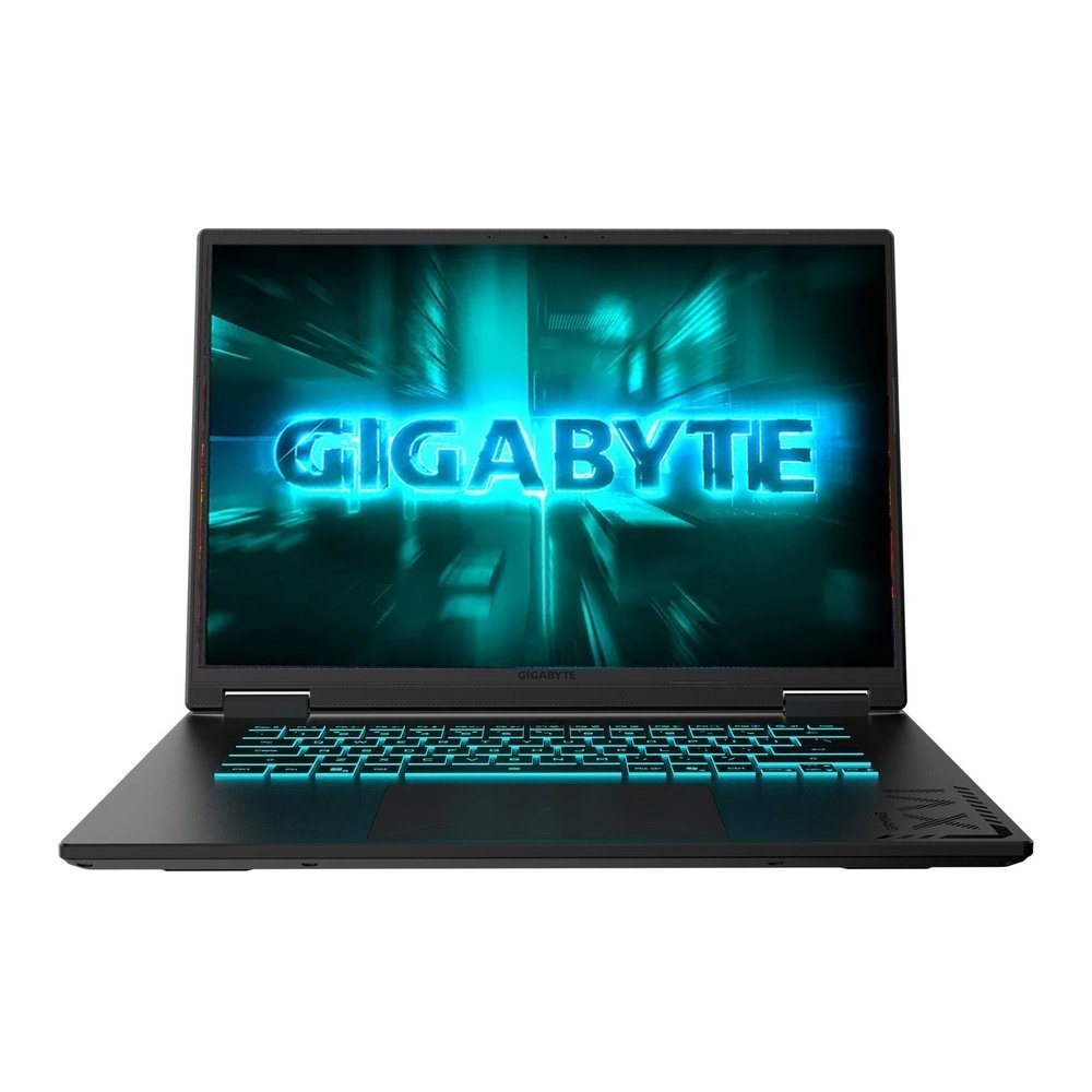 Notebook Gamer Gigabyte Gaming A16 CVH Intel Core i7-13620H, 16GB DDR5, SSD 1TB, RTX 5060 8GB, 16″ WUXGA 165Hz, Windows 11 — vista frontal