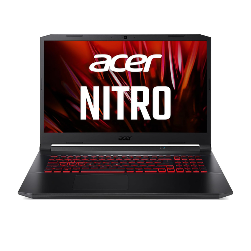 Notebook Acer Nitro 5 - Intel Core i5-114000H - RAM 16GB - SSD 256GB - HD 500GB - GTX 1650 - 15.6''” — Vista frontal