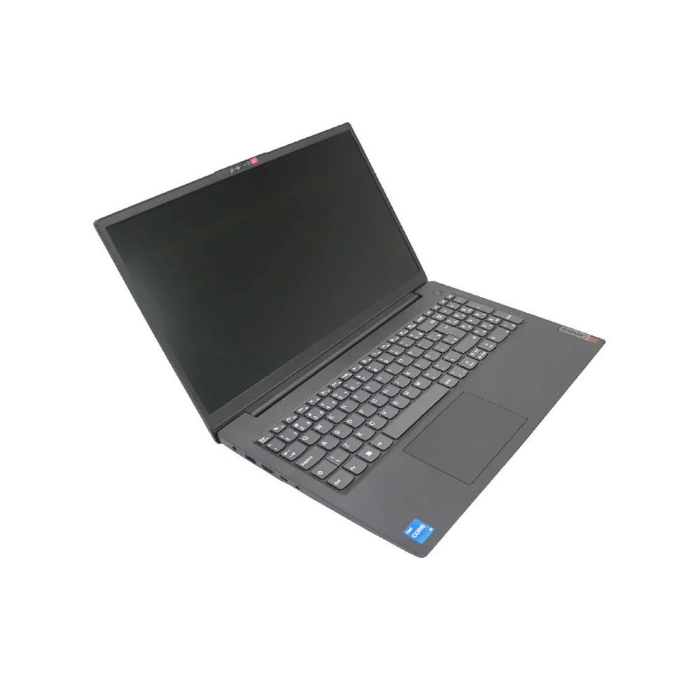 Notebook Lenovo V15 G3 82UM0007BR, Intel Core i5-1235U, 8GB DDR4, SSD 512GB, 15,6″ Full HD, Windows 11 Pro — vista três-quartos frontal