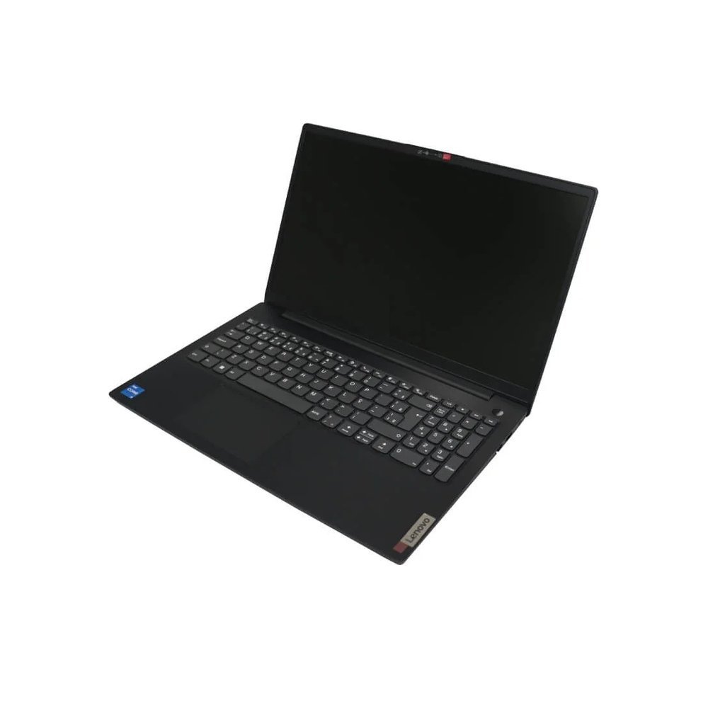 Notebook Lenovo V15 G3 82UM0007BR, Intel Core i5-1235U, 8GB DDR4, SSD 512GB, 15,6″ Full HD, Windows 11 Pro — vista três-quartos frontal alternativa