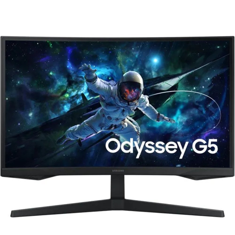 Monitor Gamer Curvo Samsung Odyssey G5 27" QHD 165Hz 1ms HDR10 FreeSync — capa alinhada