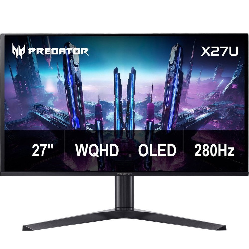 Monitor Gamer Acer Predator X27U 27″ WQHD OLED 280Hz 0,03ms — capa alinhada