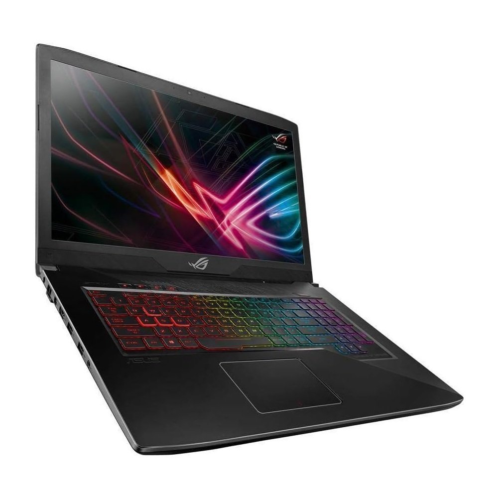 Notebook Gamer ASUS ROG Strix GL703VM i7-7700HQ, 16GB, SSD 256GB + SSHD 1TB, GTX 1060 6GB, 17,3” 120Hz — vista em perspectiva