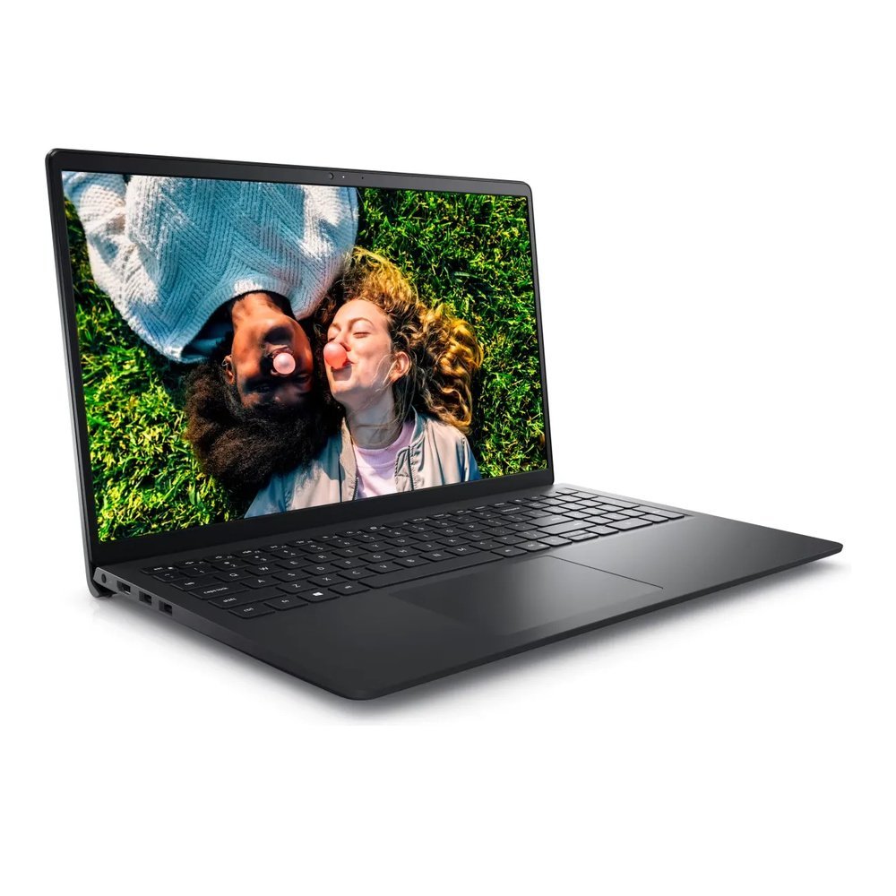 Notebook Dell Inspiron 15 3520, Intel Core i5-1235U, 16GB, SSD 512GB, 15,6″ FHD, Windows 11 — Vista frontal em ângulo esquerdo