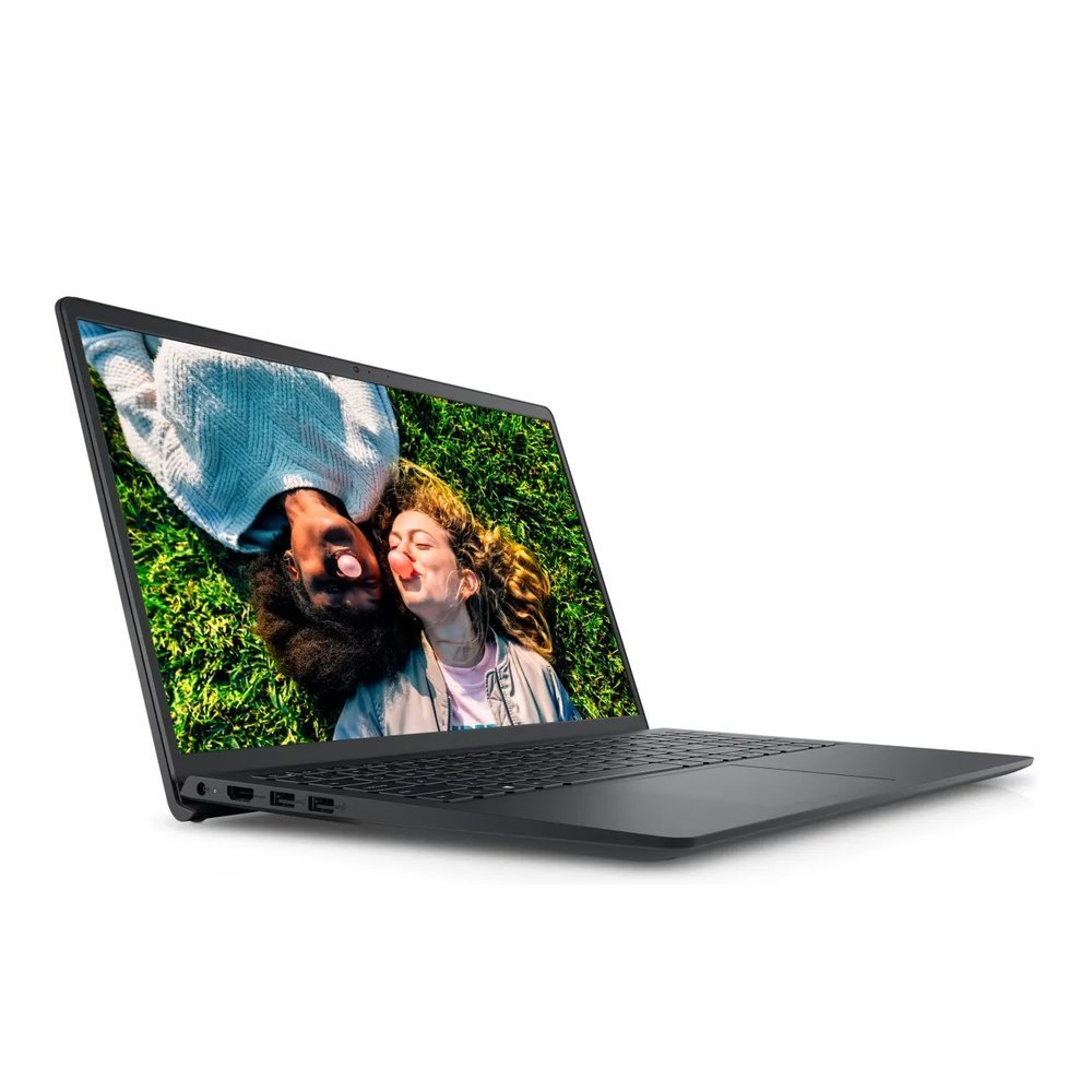 Notebook Dell Inspiron 15 3520, Intel Core i5-1235U, 16GB, SSD 512GB, 15,6″ FHD, Windows 11 — Vista frontal em ângulo direito