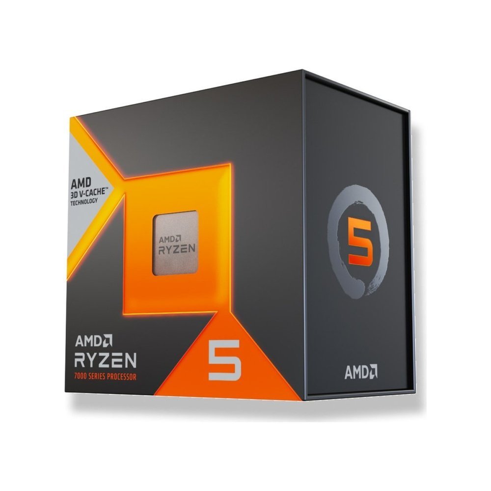 Processador AMD Ryzen 5 7600X3D, 4.1–4.7 GHz, 6 Núcleos, 12 Threads, AM5, Sem Cooler — imagem principal alinhada