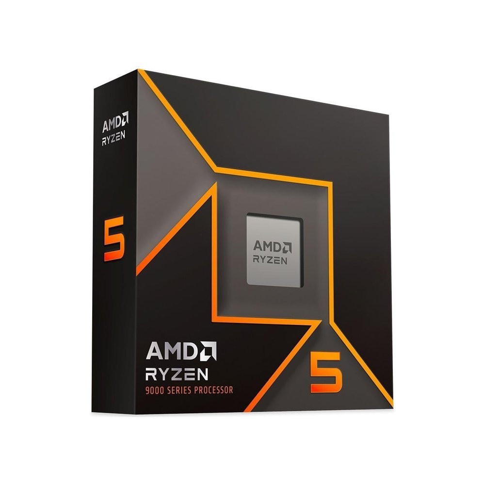 Processador AMD Ryzen 5 9600X, 3.9–5.4 GHz, 6 Núcleos, 12 Threads, AM5, Sem Cooler — imagem principal alinhada