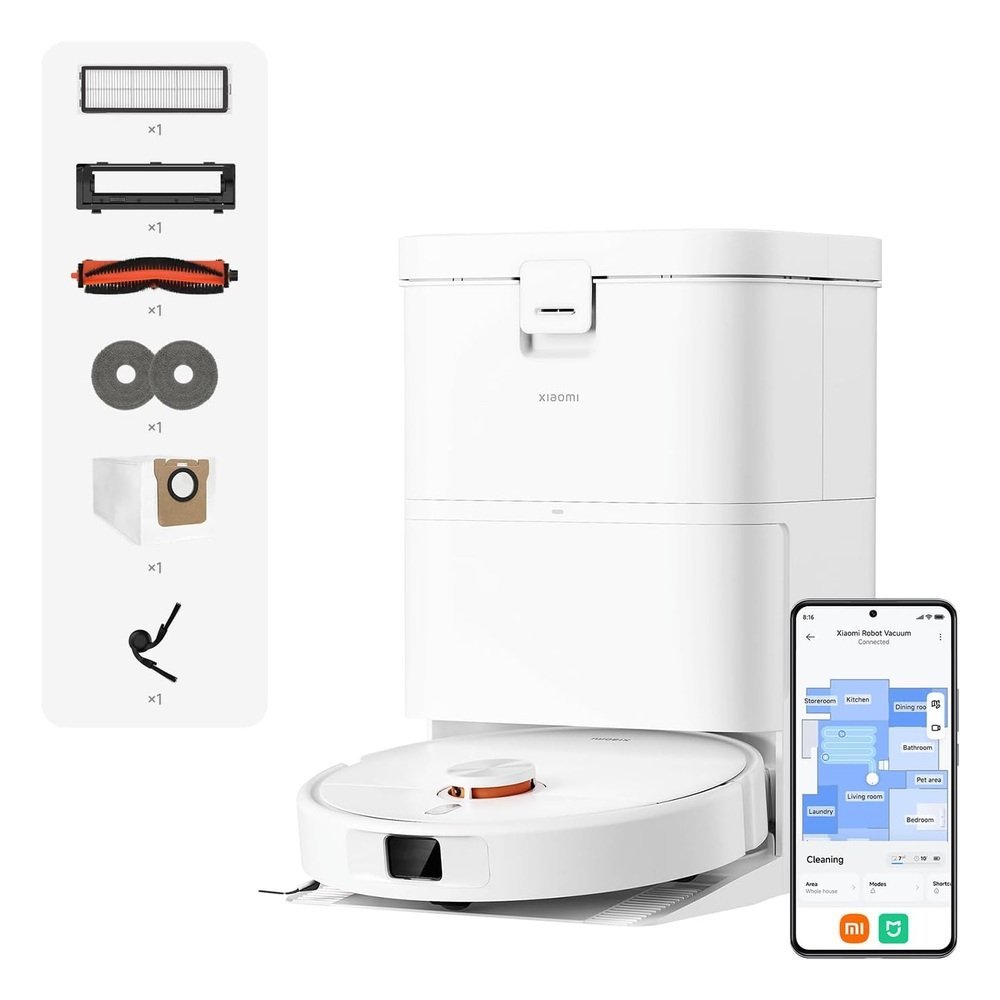 Xiaomi Robot Vacuum H50 branco 220V com base e acessórios